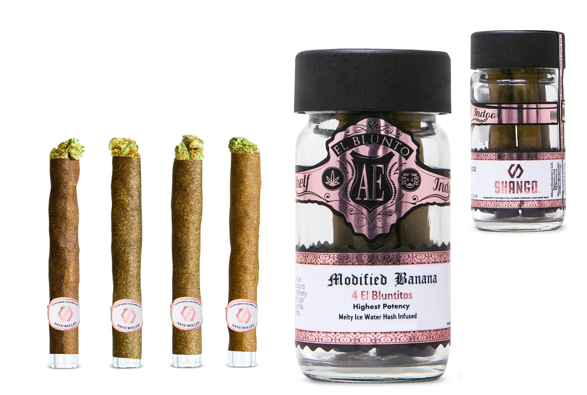 El Bluntito x Shango - 4-Pack - Modified Bananas - Hash Infused - 4 x.85G - image 1