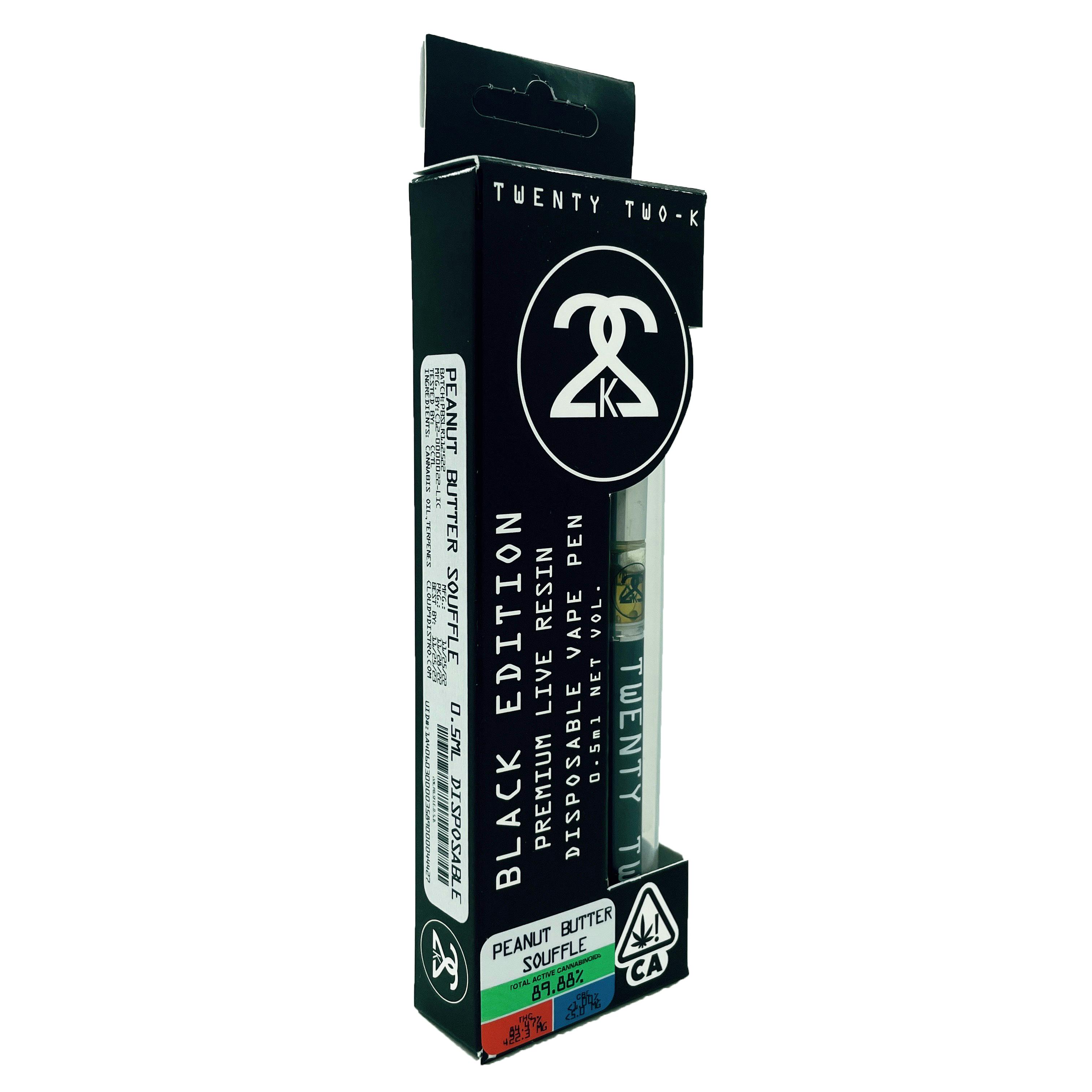 22K - Live Resin - Peanut Butter Soufflé - 0.5ml Disposable - image 1