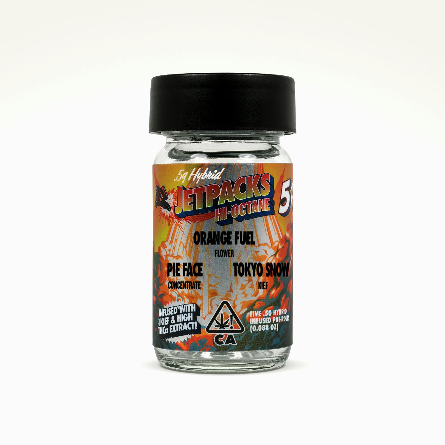 Orange Fuel / Pie Face / Tokyo Snow Hi-Octane (0.5G Infused 5 pack) - image 1