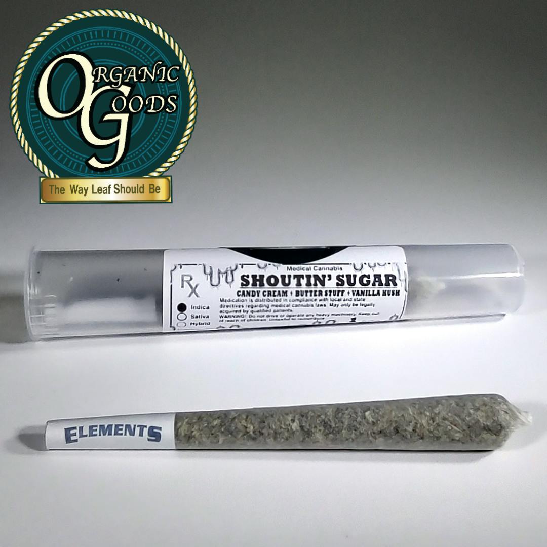 Organic Goods Pre-Roll Shoutin' Sugar 1 G - image 1