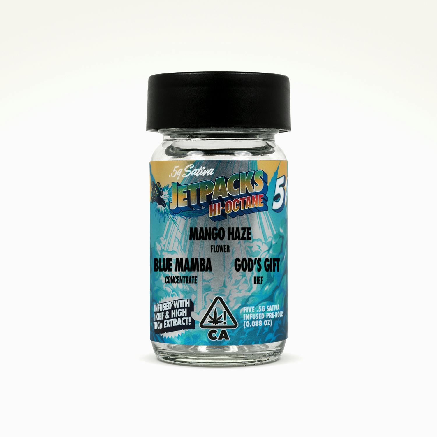 Mango Haze / Blue Mamba / God's Gift Hi-Octane (0.5G Infused 5 pack) - image 1