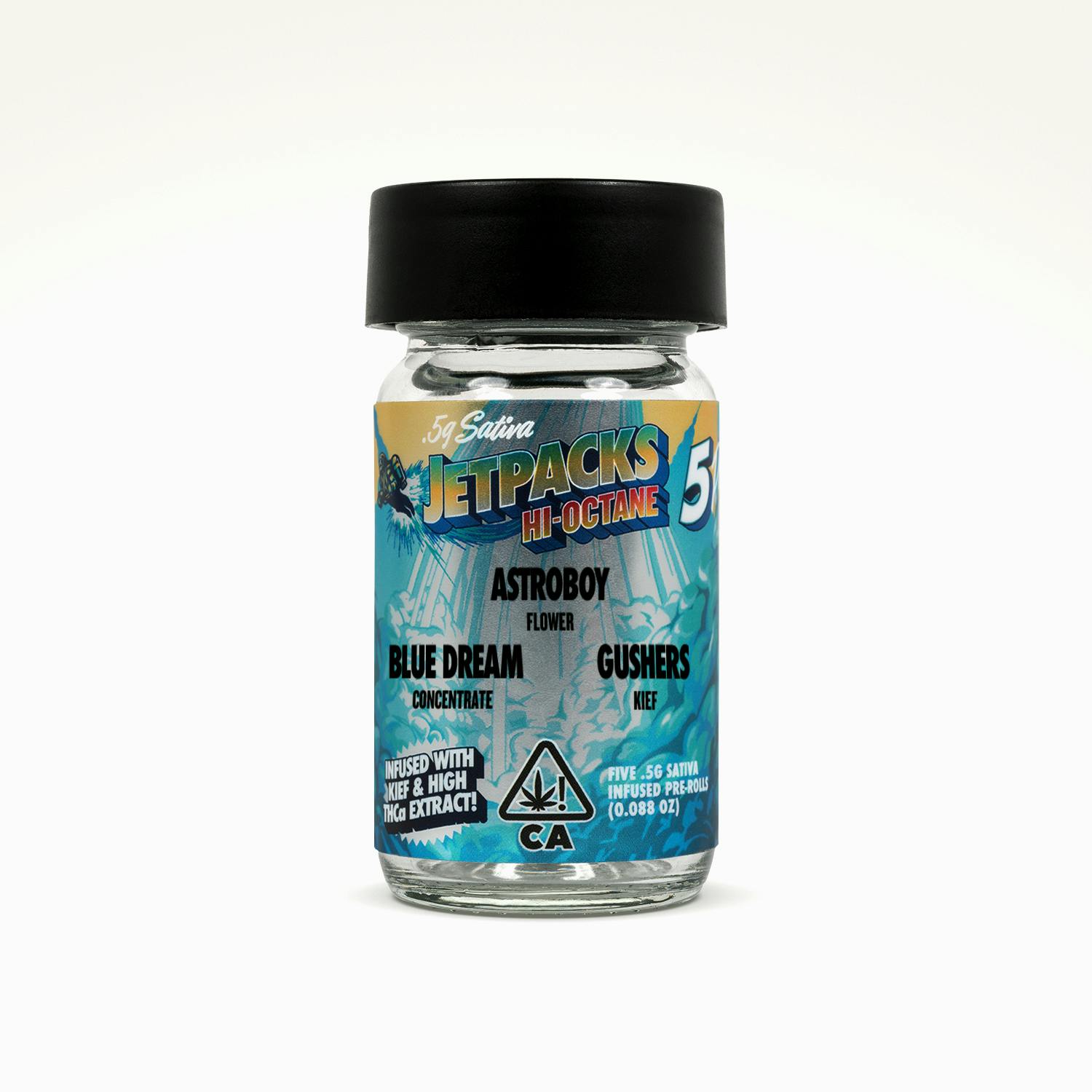 Astroboy / Blue Dream / Gushers Hi-Octane (0.5G Infused 5 pack) - image 1