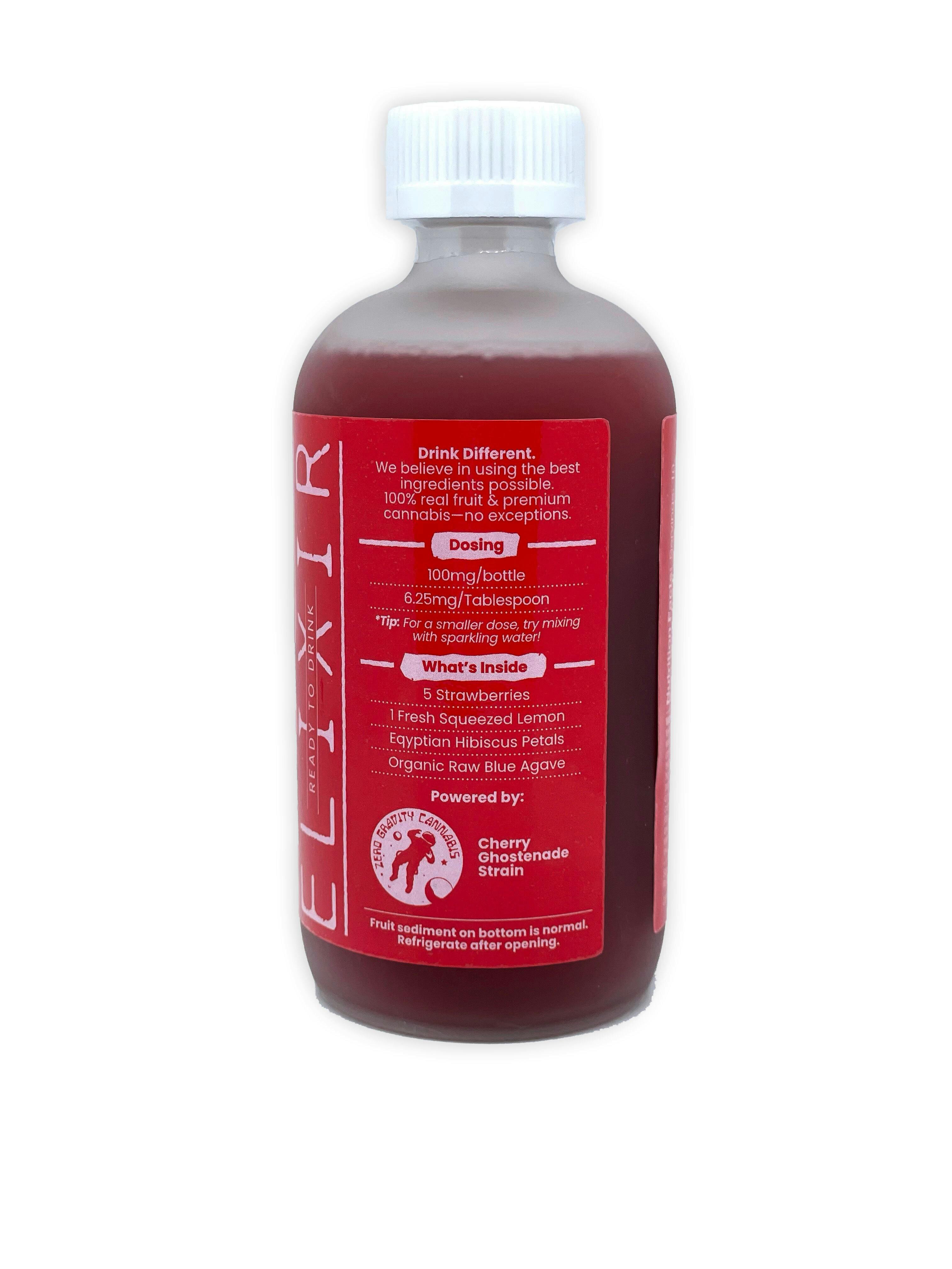 Strawberry Hibiscus Full-Spectrum Elixir 100mg - image 2
