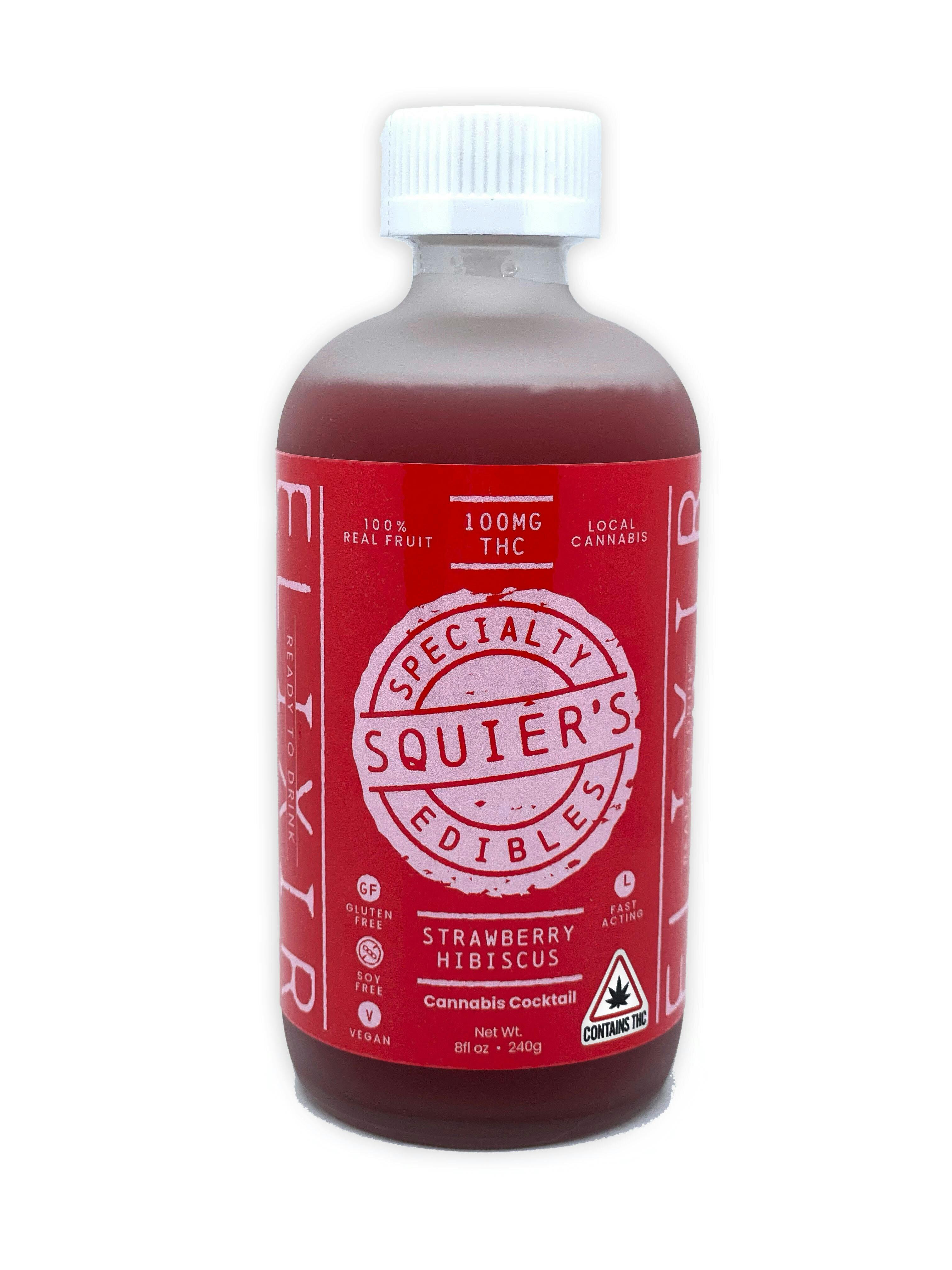 Strawberry Hibiscus Full-Spectrum Elixir 100mg - image 1