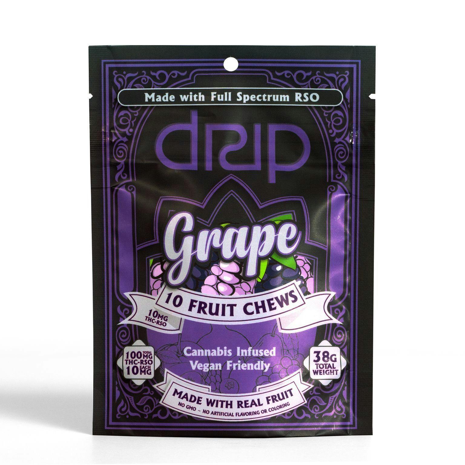 Fruit Chews - Grape 100mg RSO - image 2