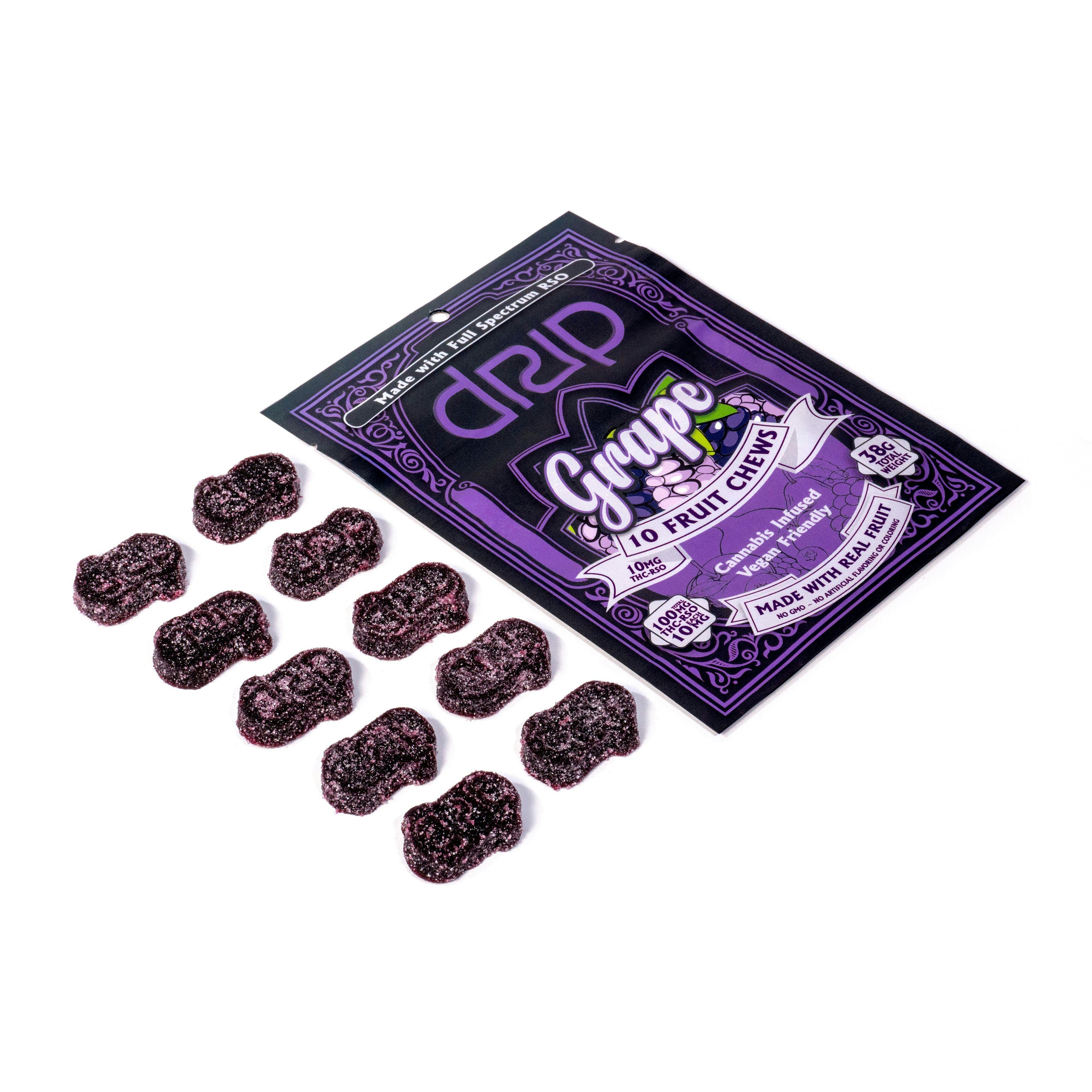Fruit Chews - Grape 100mg RSO - image 1