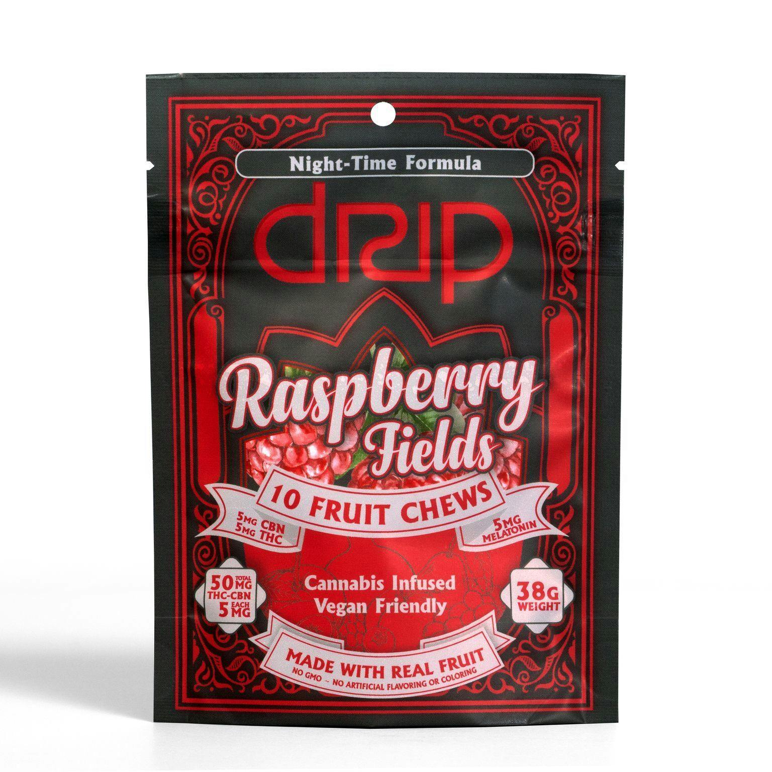 Fruit Chews - Raspberry Fields Night: 50mgTHC, 50mgCBN, 50mg MTN - image 2