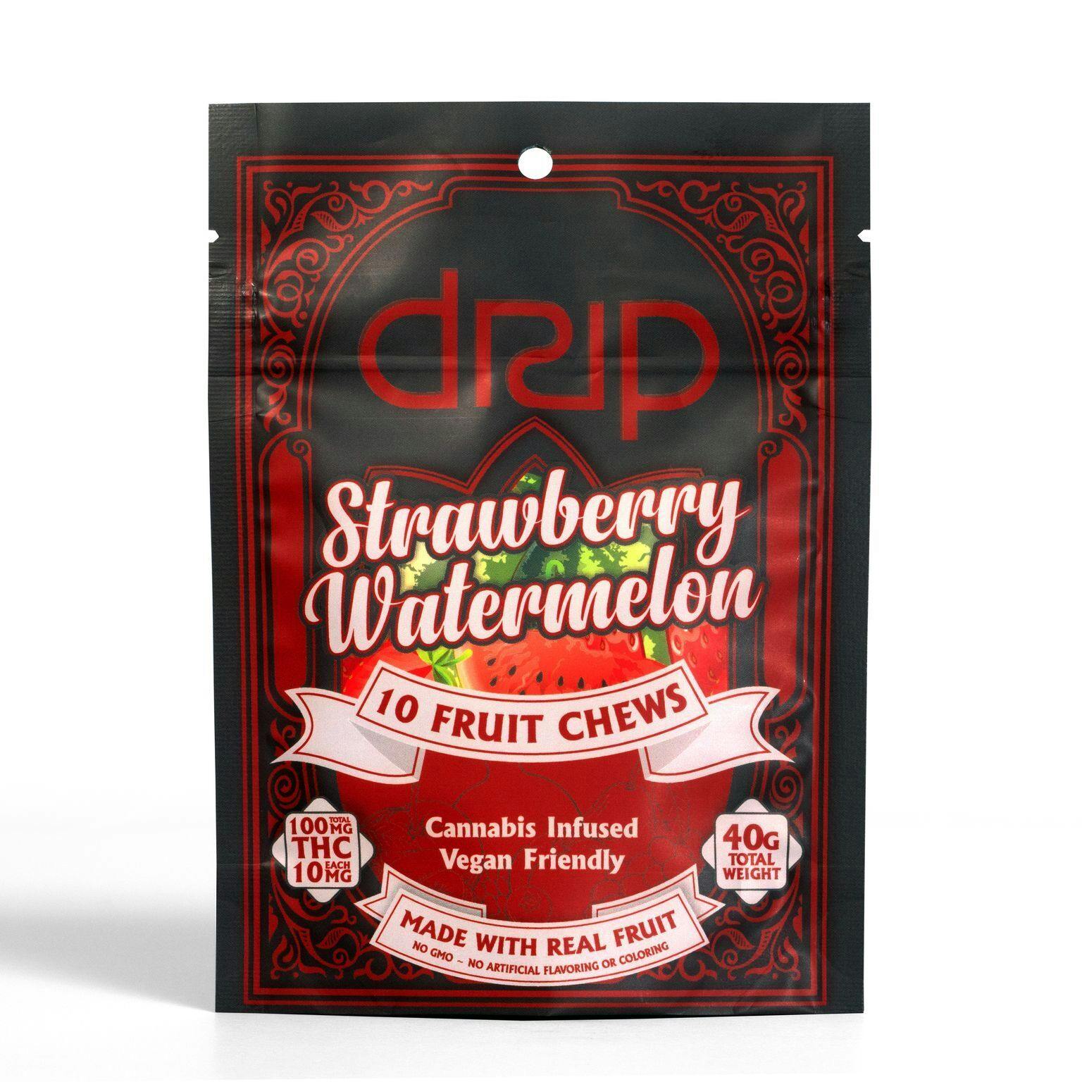 Fruit Chews - Strawberry Watermelon 100mg - image 2
