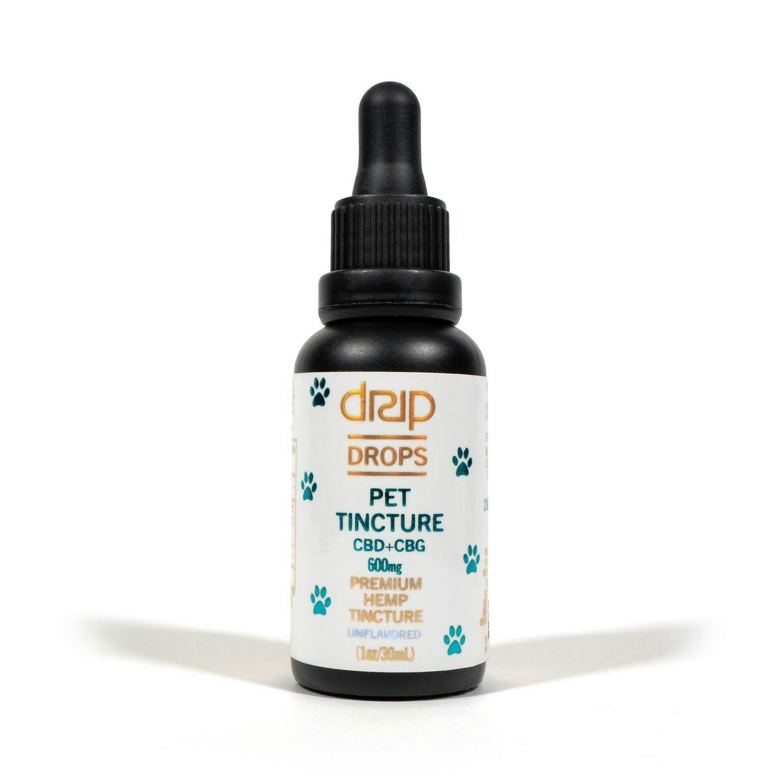 DRIP DROPS 600mg - PET Tincture - 1:1 CBD CBG - image 2