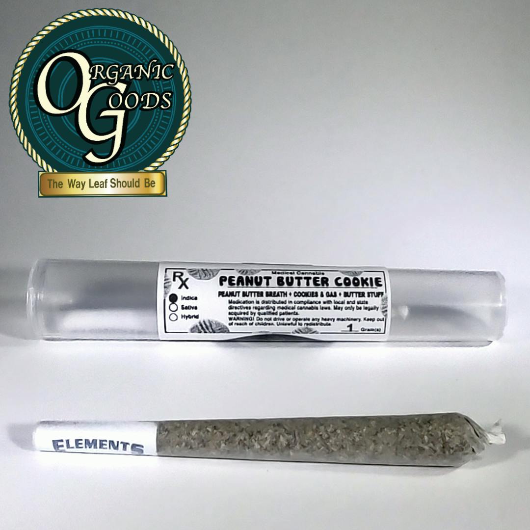 Organic Goods Pre-Roll Peanut Butter Cookie 1 G - image 1