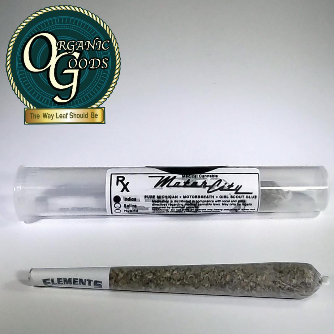 Organic Goods Pre-Roll Motor City 1 G - image 1