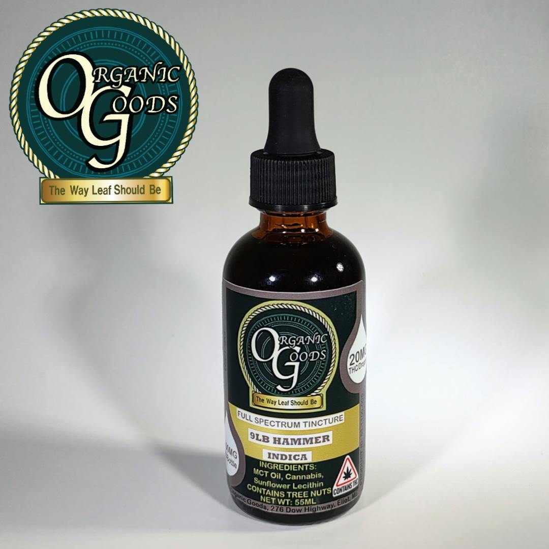 Organic Goods Tincture THC Full Spectrum 9lb Hammer 1100 MG - image 1