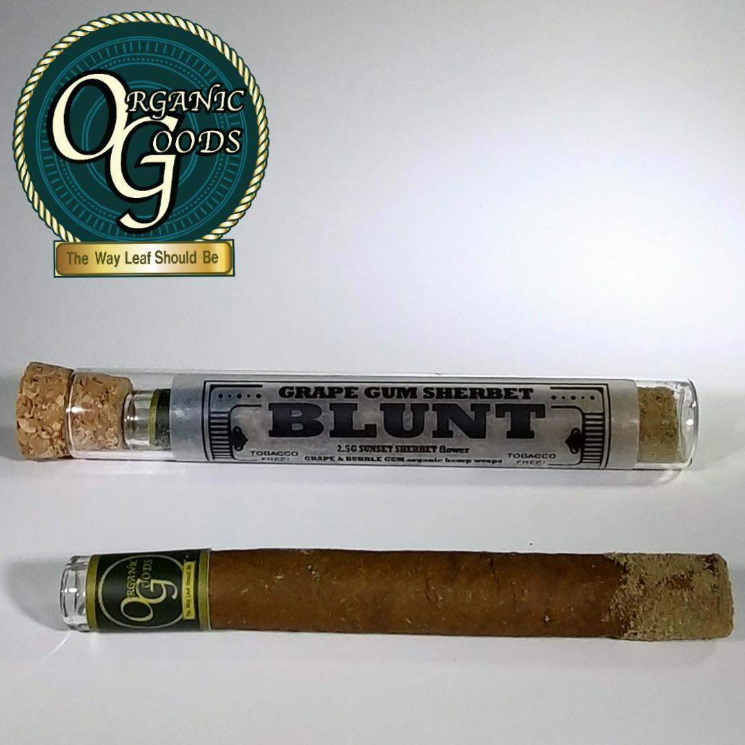 Organic Goods TF Blunt dipped in Kief GMO Banana 2.6 G - image 1