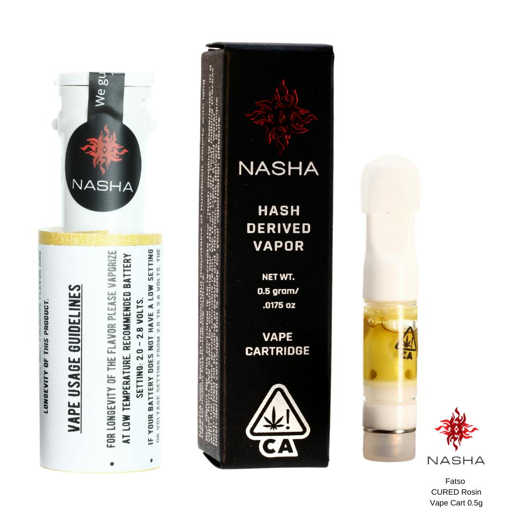 Fatso Cured Rosin Vape Cart 0.5g (Whitethorn Valley Farm) - image 1