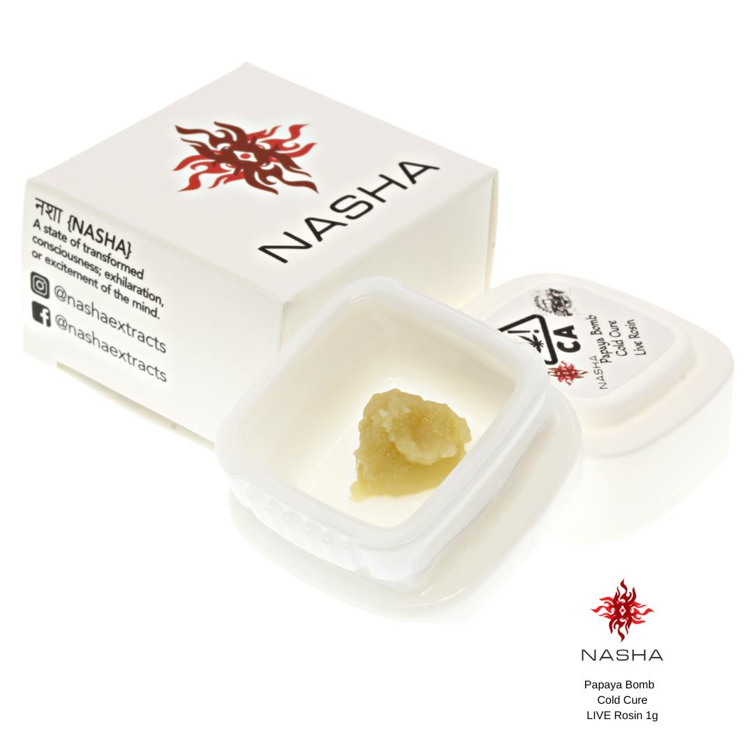 Papaya Bomb Cold Cure Live Rosin 1g (Bandwagon Gardens) - image 3