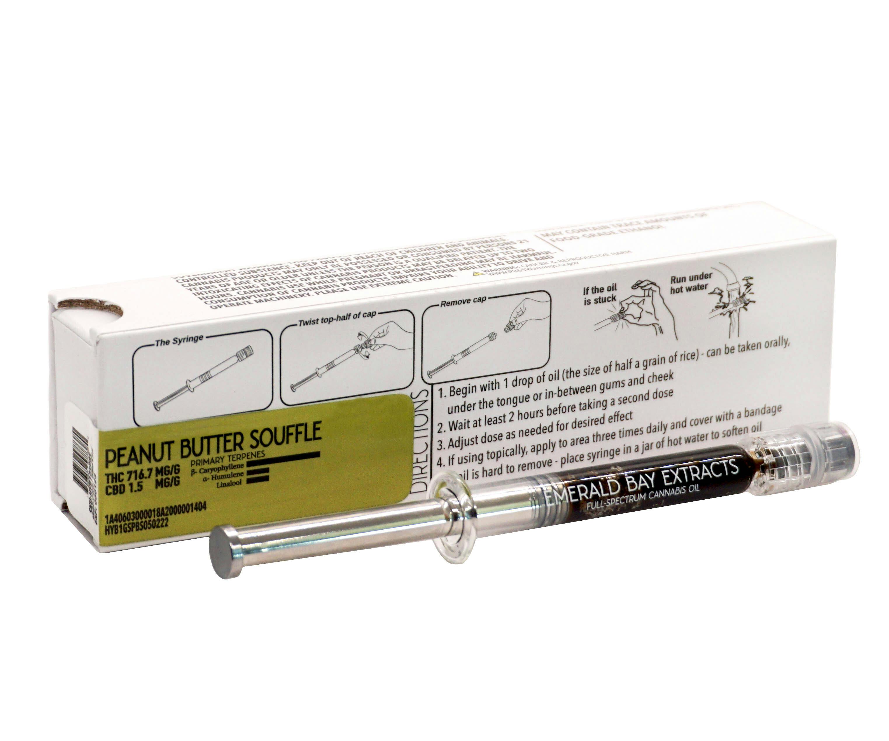 Peanut Butter Souffle - Hybrid - RSO Syringe - 1 Gram - image 1