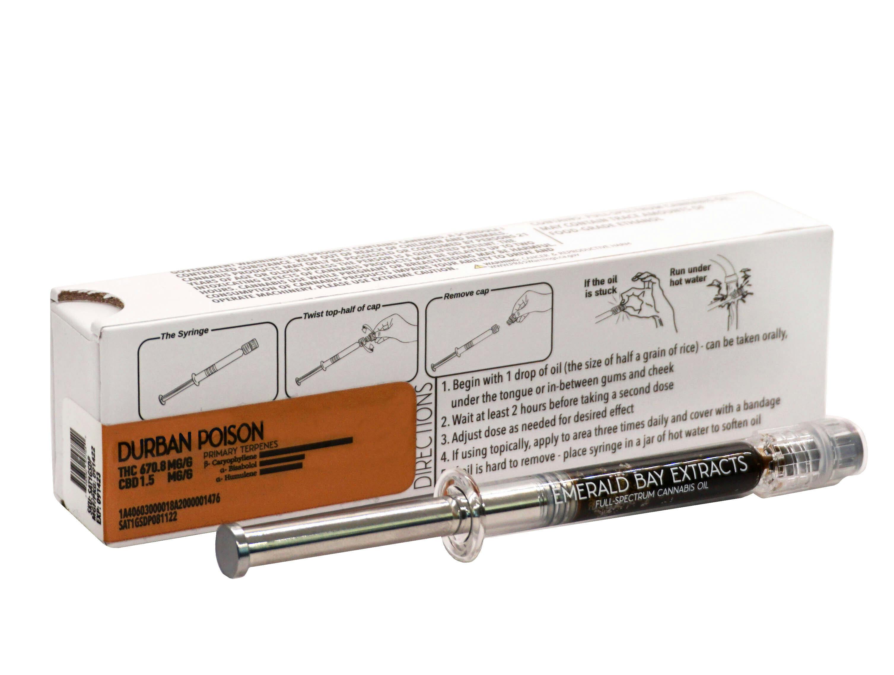 Durban Poison RSO Syringe (1 Gram) - image 1