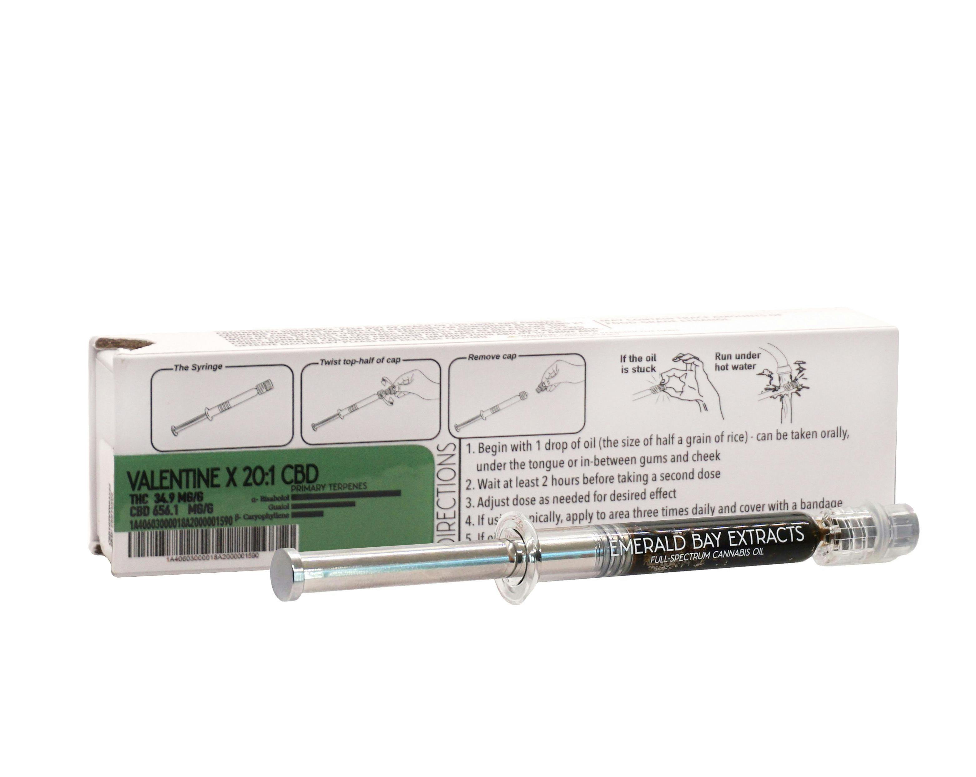 30:1 CBD Valentine X RSO Syringe (1 Gram) - image 1
