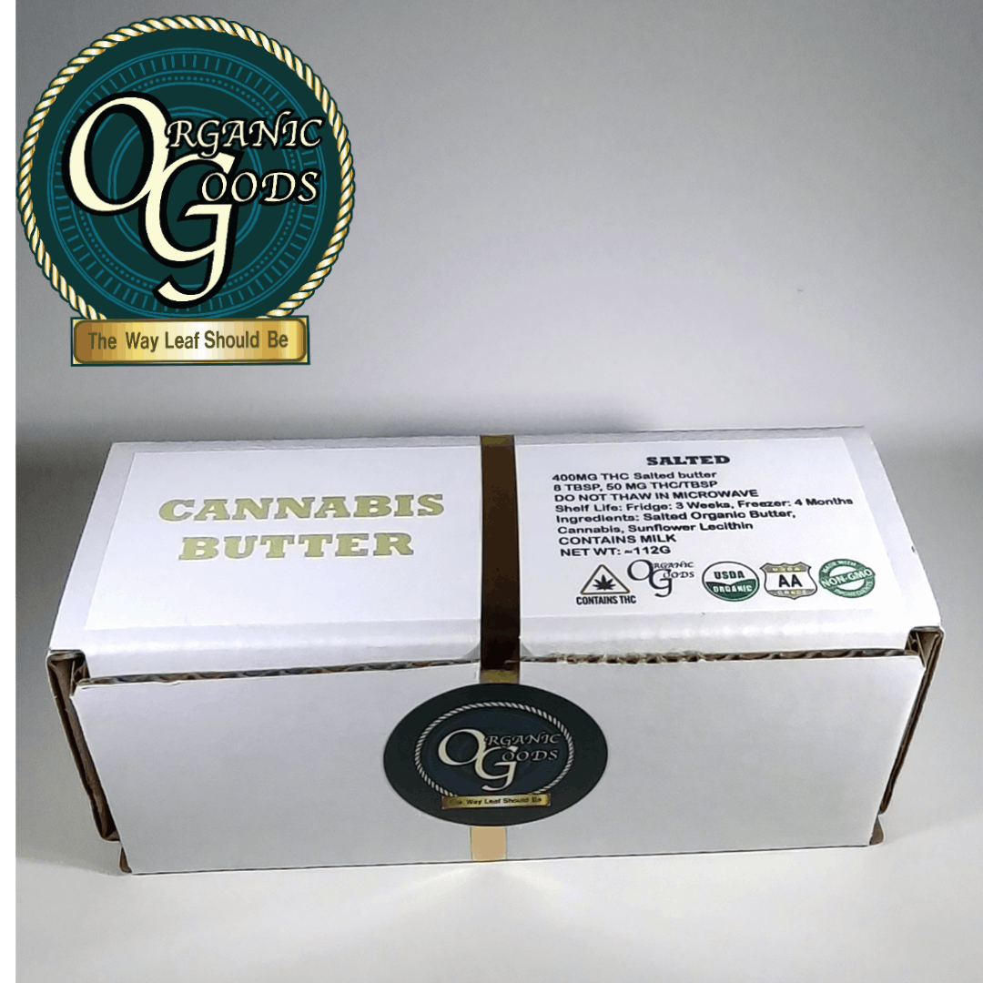 Organic Goods Cannabis Butter Salted Purple Punch 400 MG - image 1