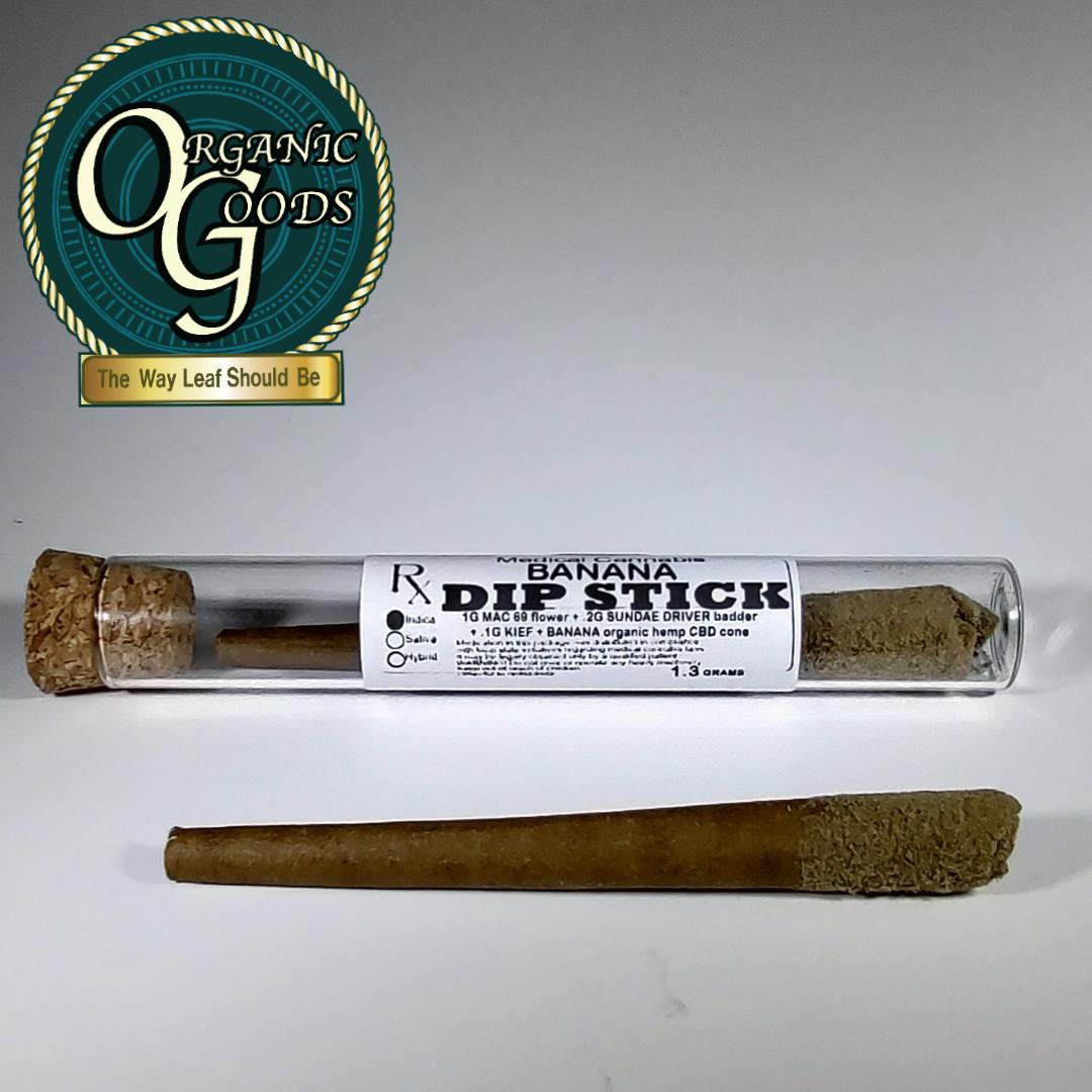 Organic Goods Dip Stick w/ Badder & Kief Grape 1.3 G - image 1