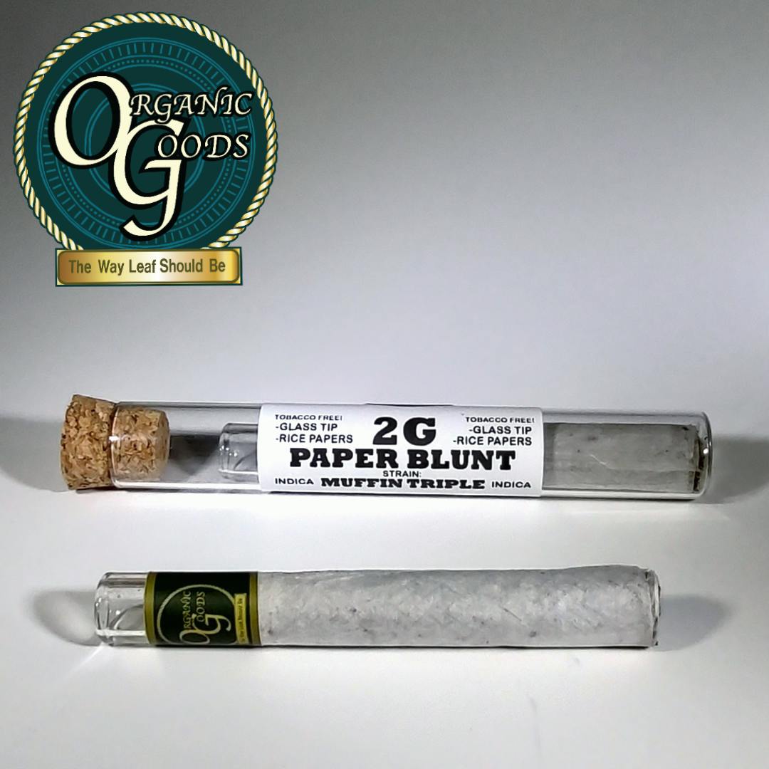 Organic Goods Paper Blunt Muffin Triple 2 G - image 1