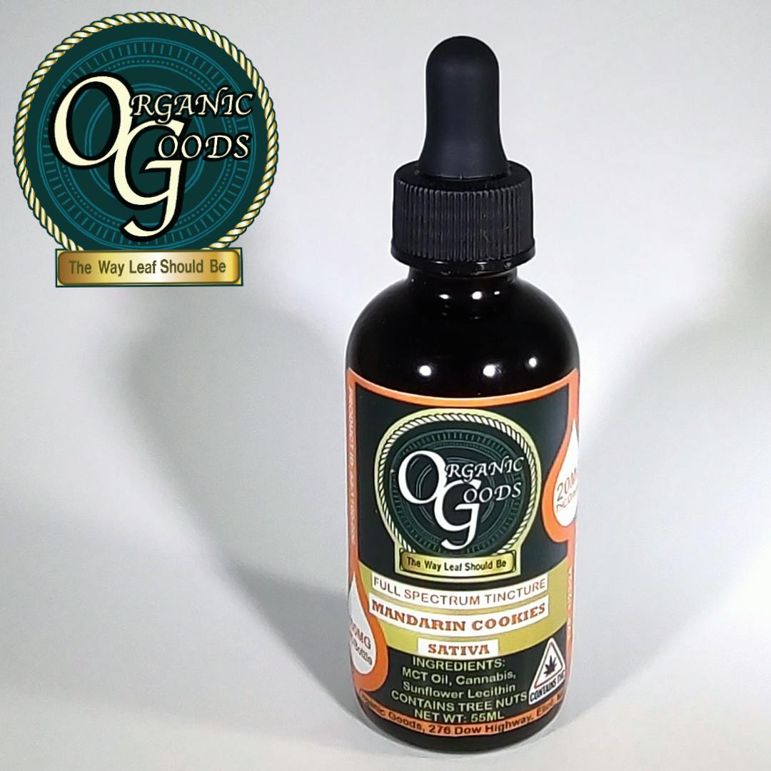 Organic Goods Tincture THC Full Spectrum Mandarin Cookies 1100 MG - image 1