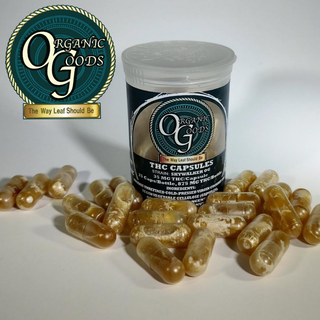 Organic Goods THC Capsules Skywalker 875 MG - image 1