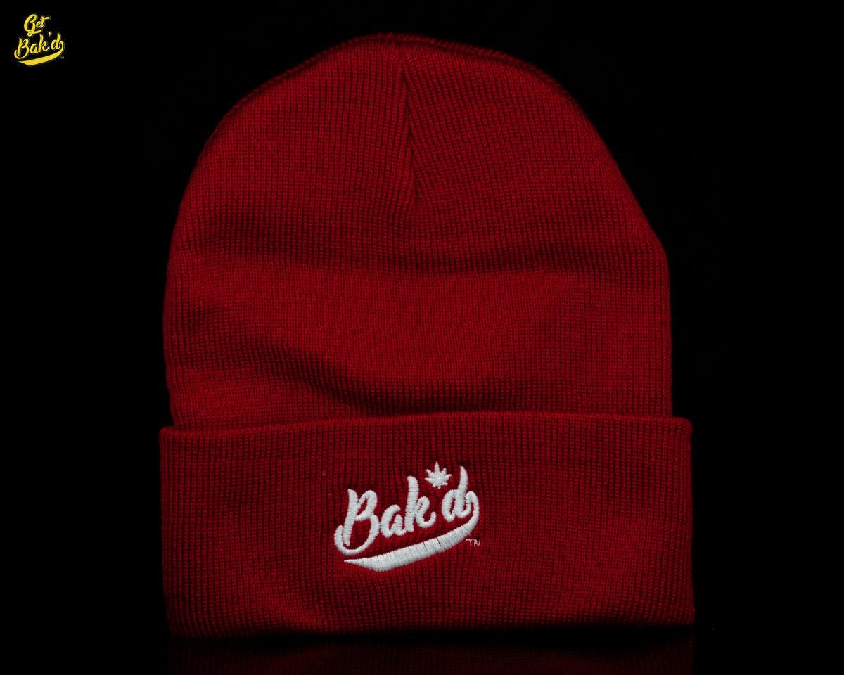 Bak'd Spirit Beanie (Maroon) - image 1
