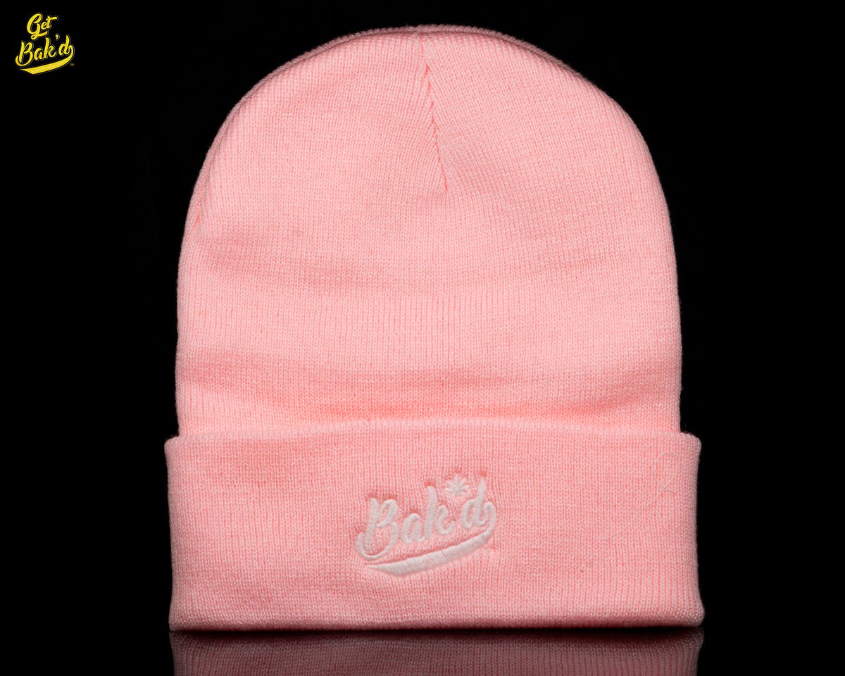 Bak'd Spirit Beanie (Heather Pink) - image 1