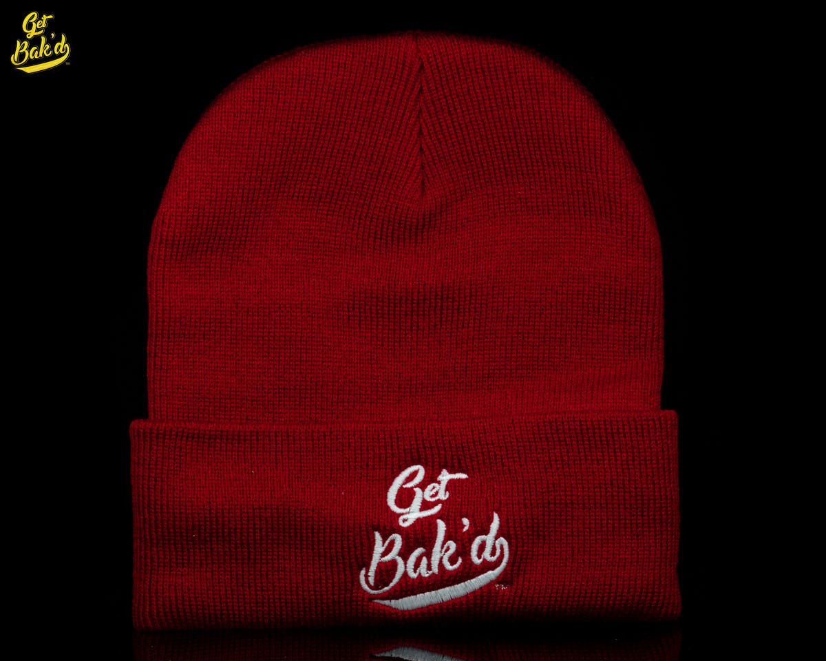 Get Bak'd Classic Beanie (Maroon) - image 1