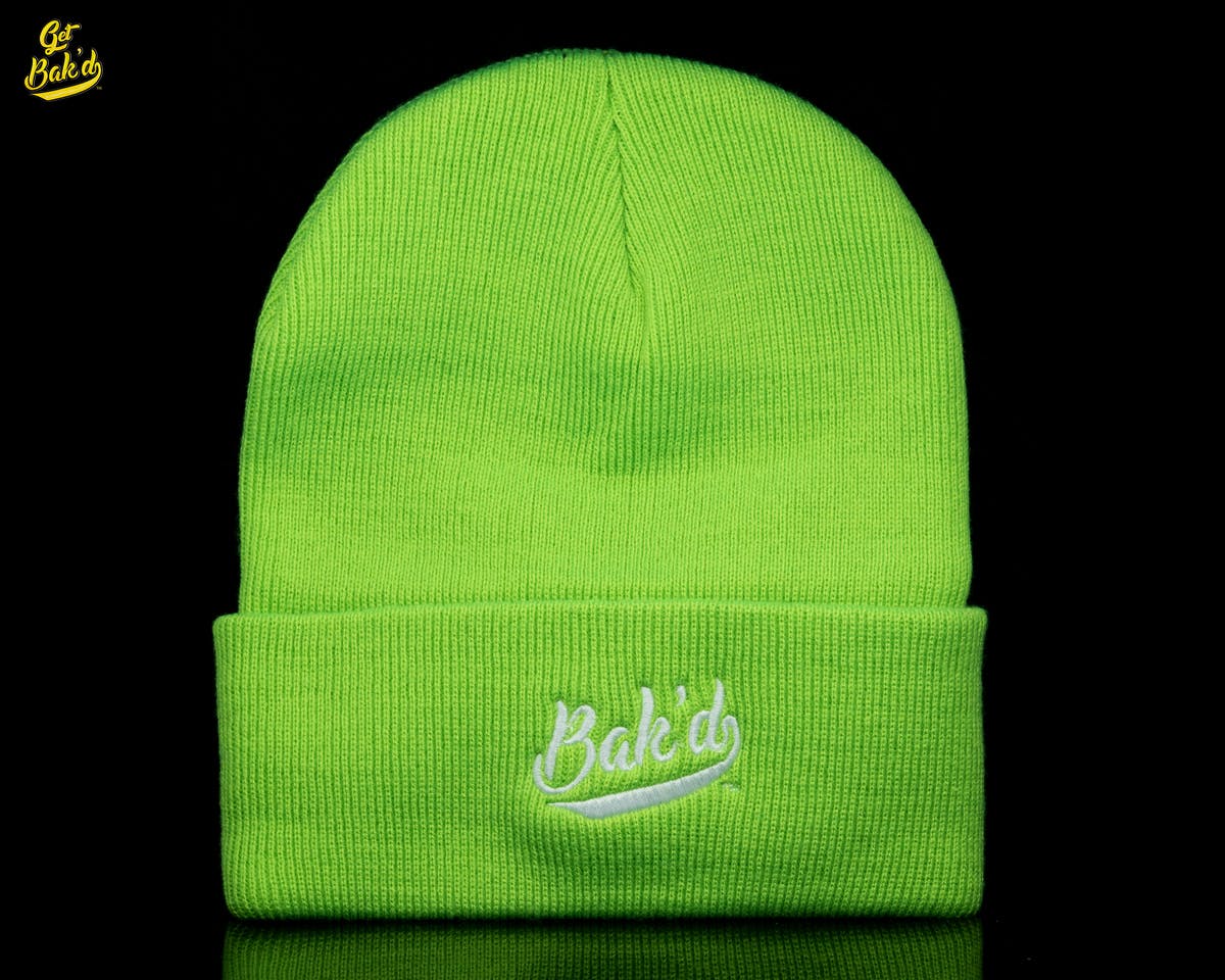 Bak'd Classic Beanie (Lime Green) - image 1