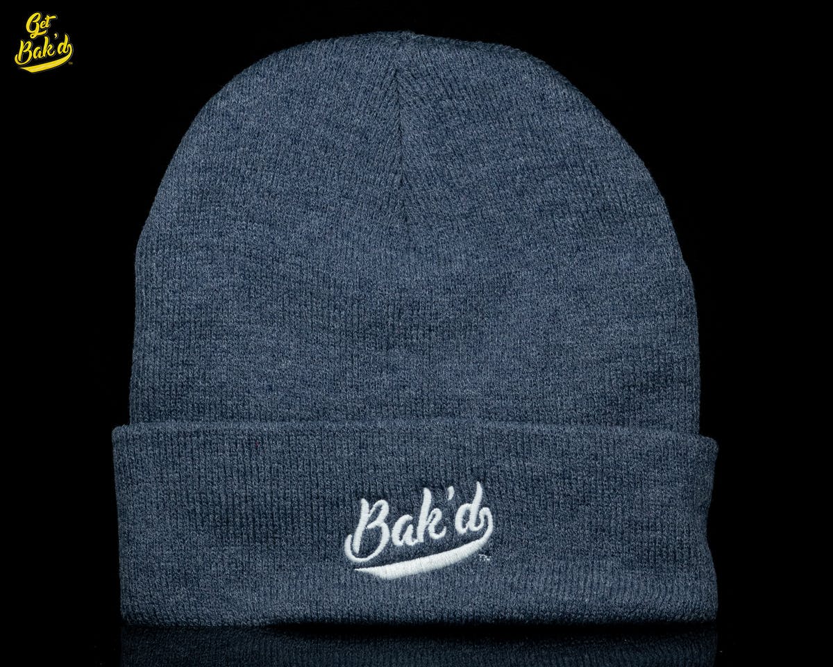 Bak'd Classic Beanie (Heather Blue) - image 1