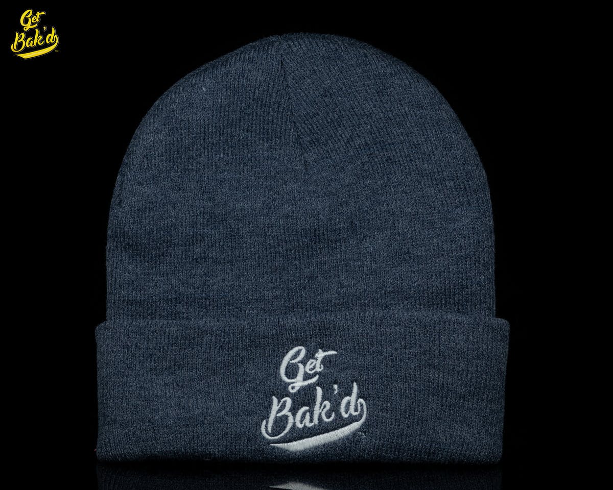 Get Bak'd Classic Beanie (Heather Blue) - image 1