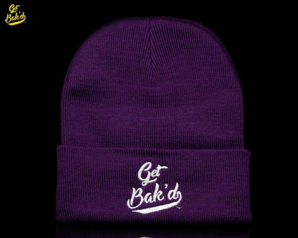 Get Bak'd Classic Beanie (Purple) - image 1