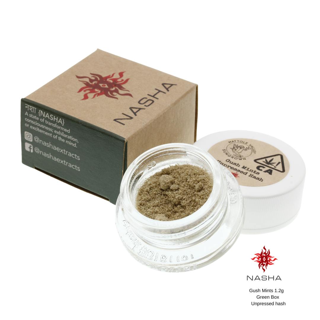 Gush Mints 1.2 g Green Unpressed Hash (Mattole Valley) - image 3