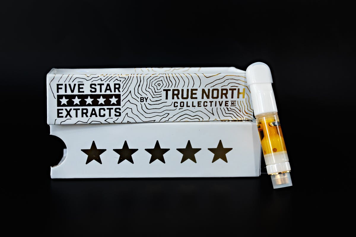 Five Star Extracts: Black Cherry Trop - .5 gram Nug Run Sugar Sauce Cart - image 1
