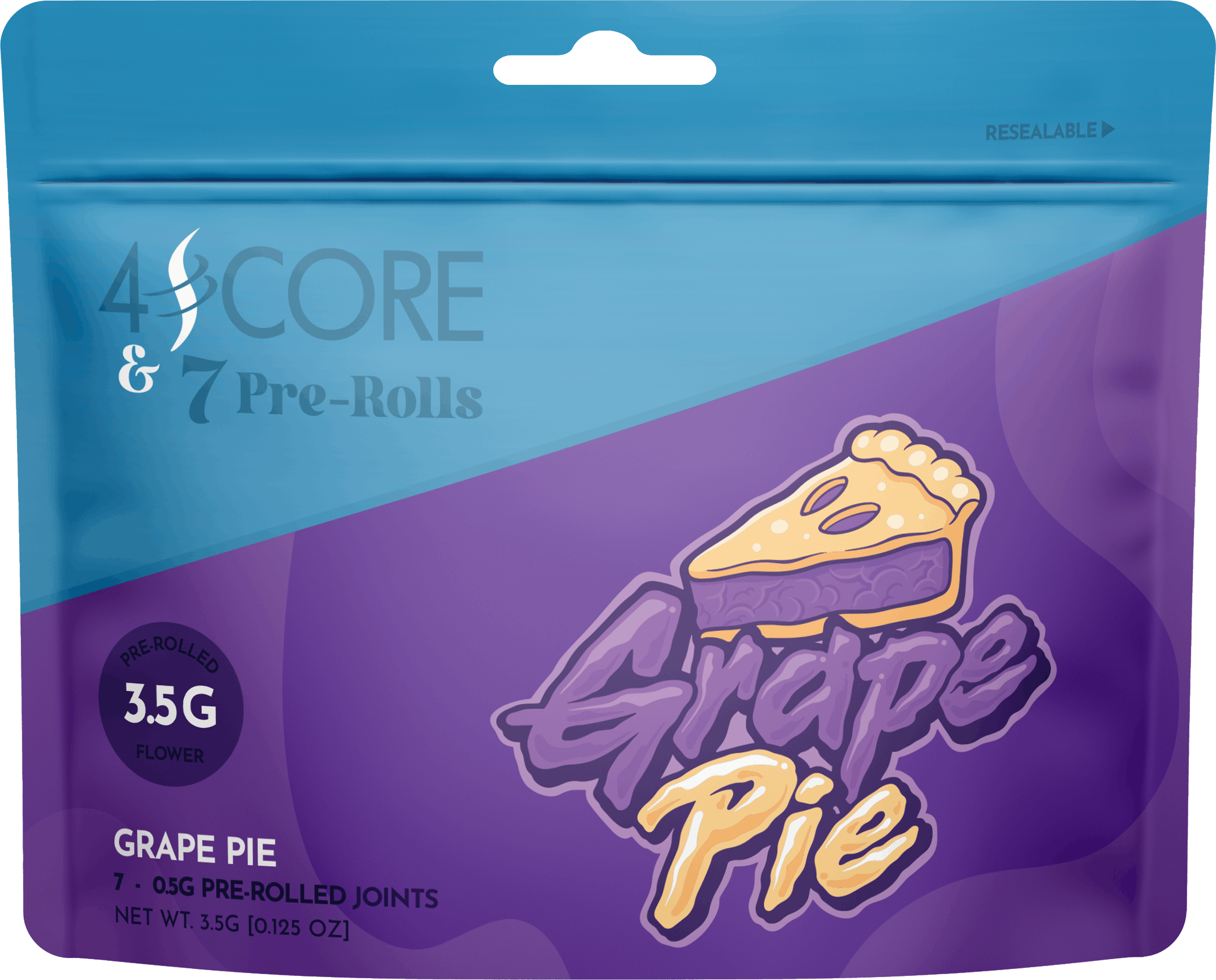 4SCORE & 7 Pre-Rolls - Grape Pie - image 1