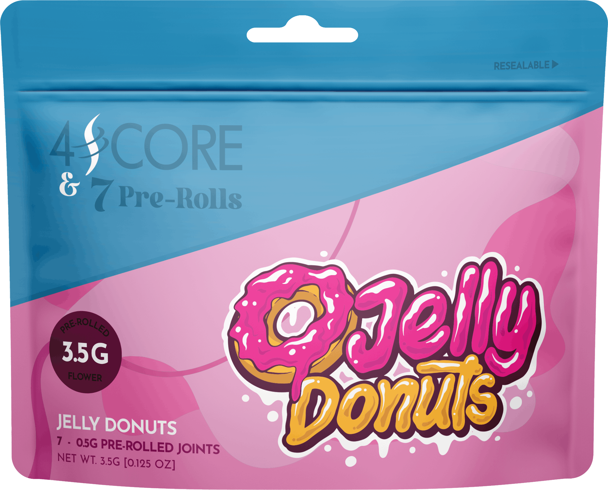 4SCORE & 7 Pre-Rolls - Jelly Donuts - image 1