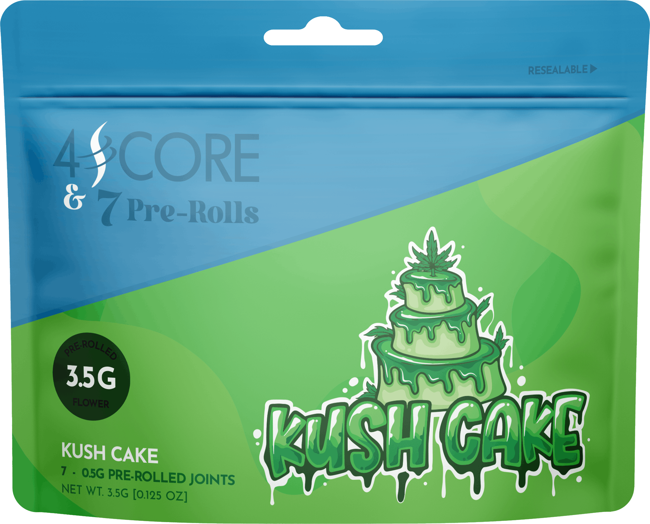 4SCORE & 7 Pre-Rolls - Kush Cake - image 1