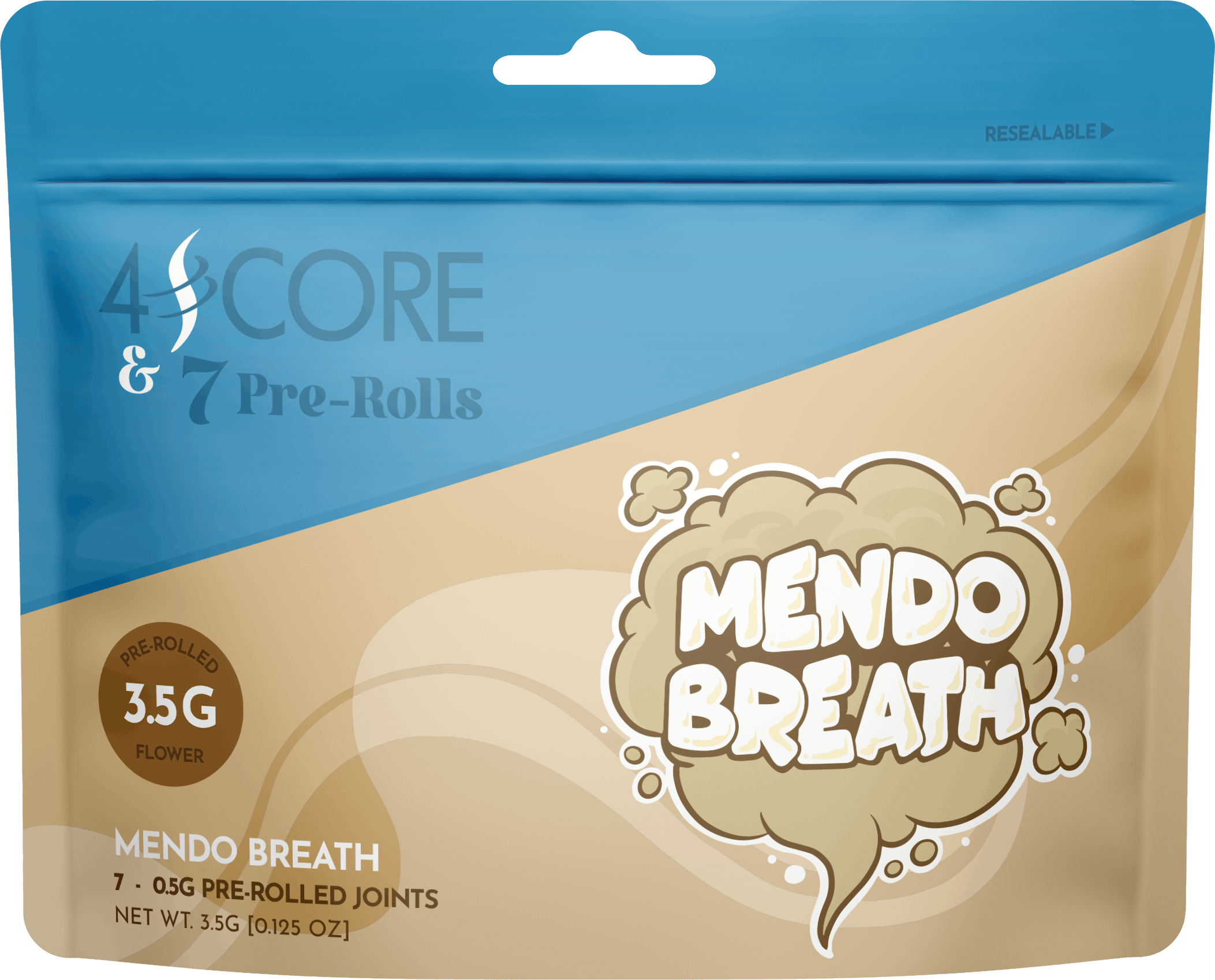 4SCORE & 7 Pre-Rolls - Mendo Breath - image 1