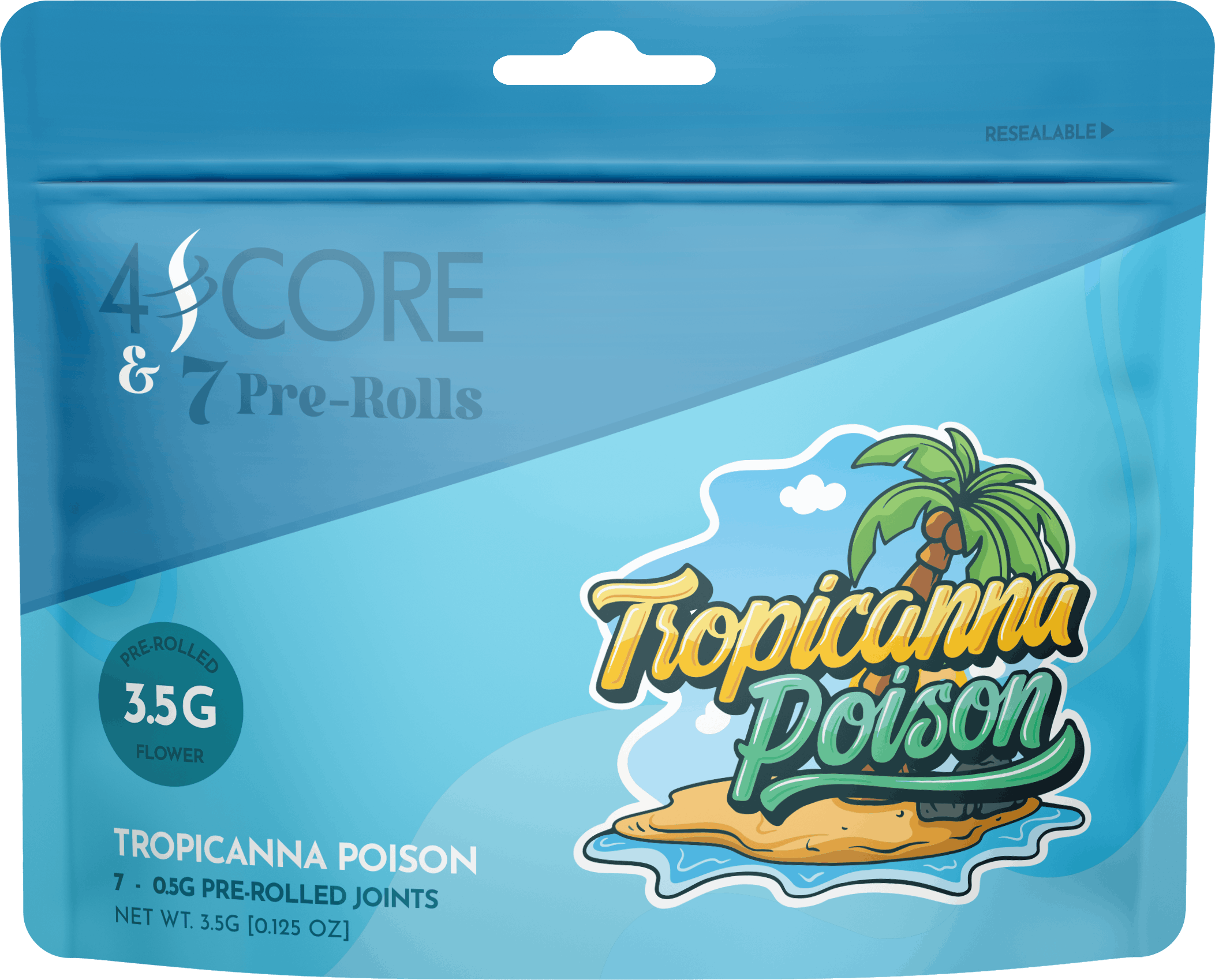 4SCORE & 7 Pre-Rolls - Tropicanna Poison - image 1
