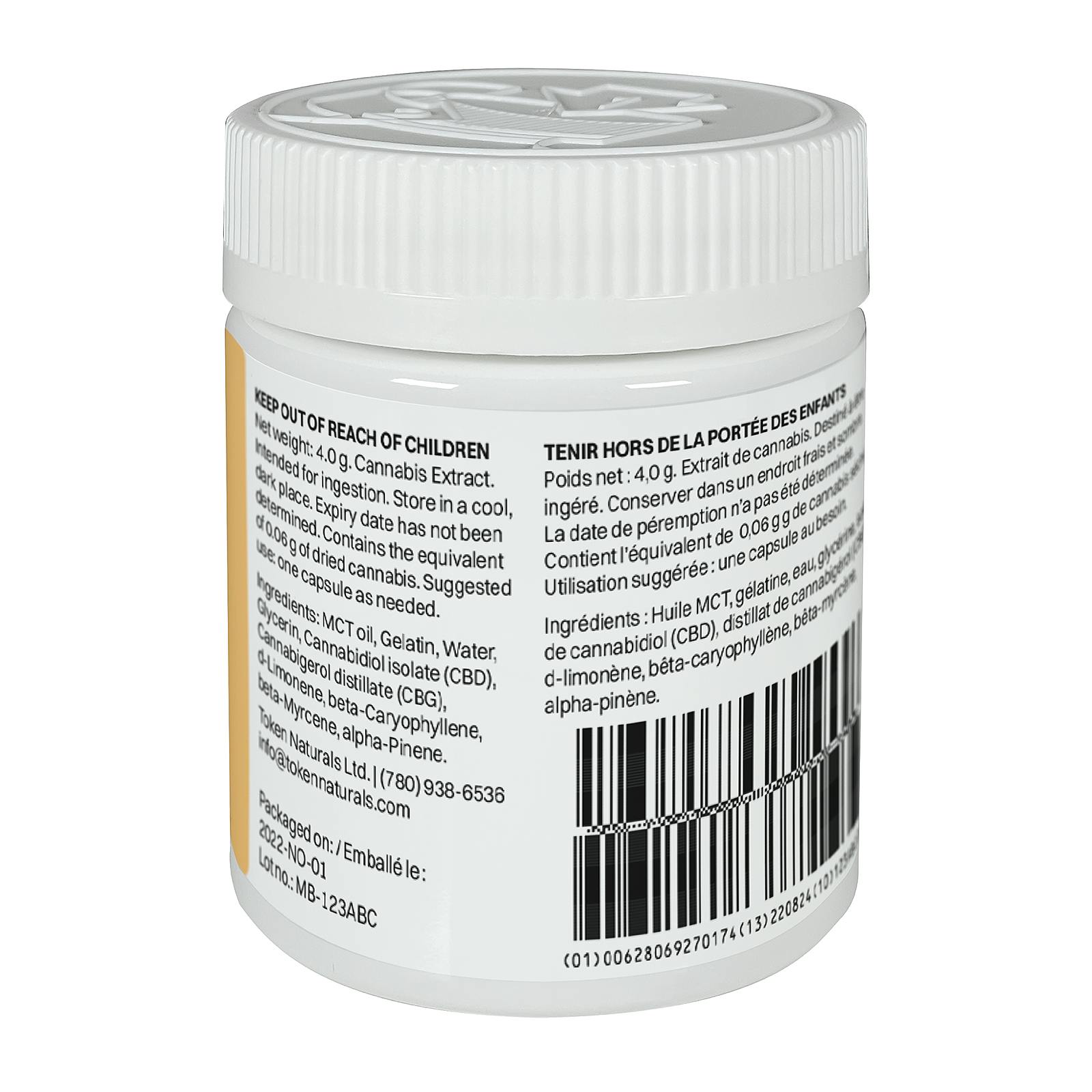 Refresh™ CBG/CBD Terpene Enhanced Softgel 30-Pack (25mg CBG/25mg CBD each) - image 2