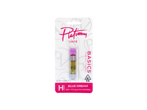 Platinum Vape Blue Dream (Hybrid) 510 thread cartridge 1g - image 1