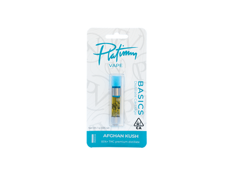 Platinum Vape Afghan Kush (Indica) 510 thread cartridge 1g - image 1