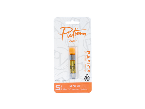 Platinum Vape Tangie (Sativa) 510 thread cartridge 1g - image 1