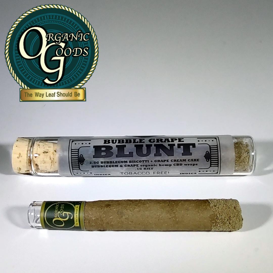 Organic Goods TF Blunt Dipped in Kief Bubble Grape 2.6 G - image 1