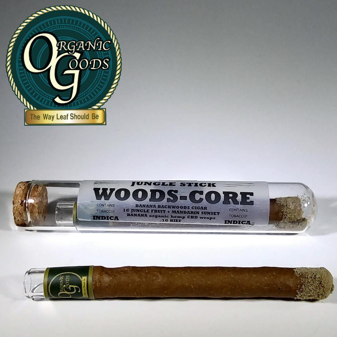 Organic Goods Blunt Dipped in Kief Jungle Stick Woods-Core 1.1 G - image 1