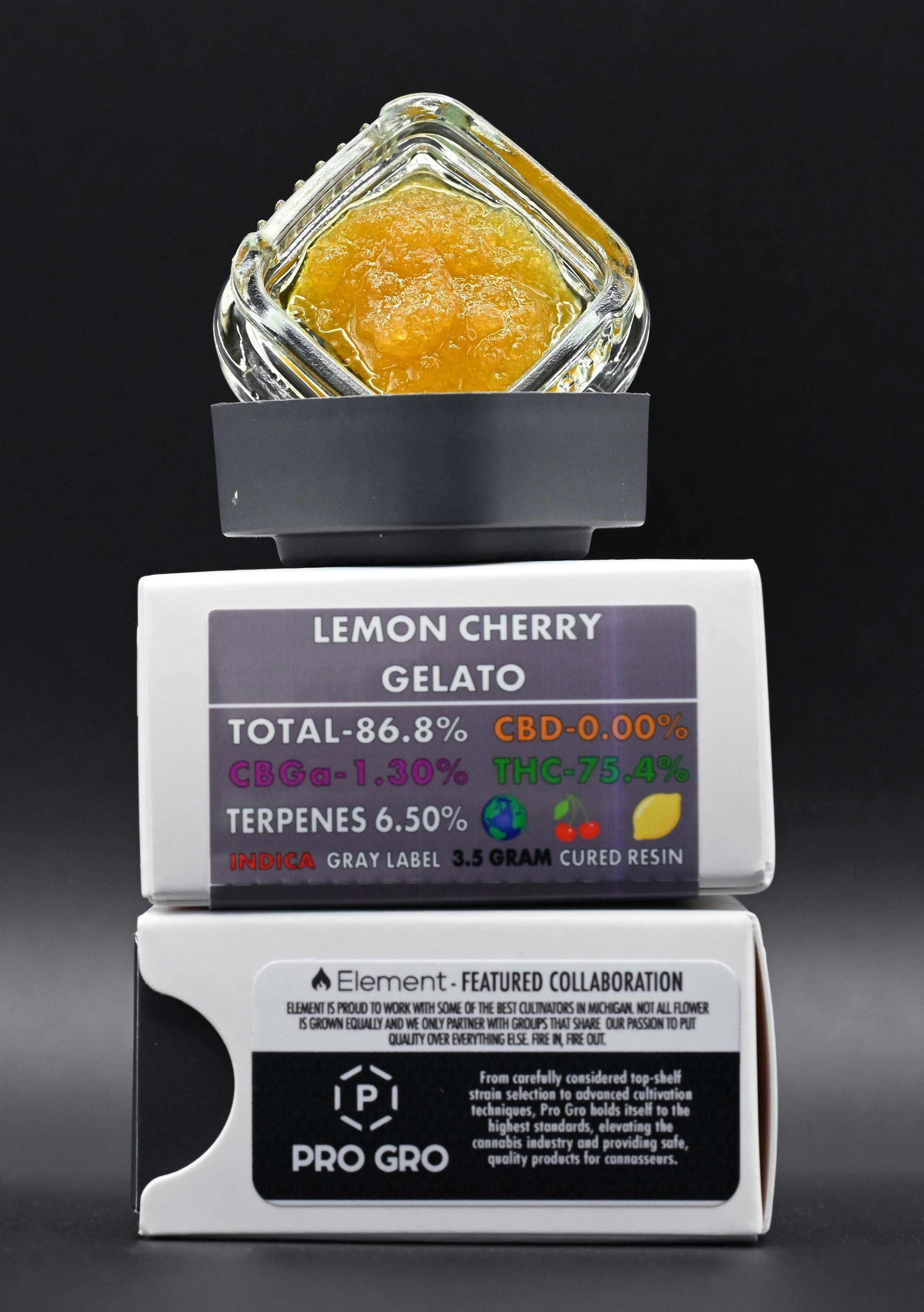 Element Cured Resin 3.5G - Lemon Cherry Gelato - image 1