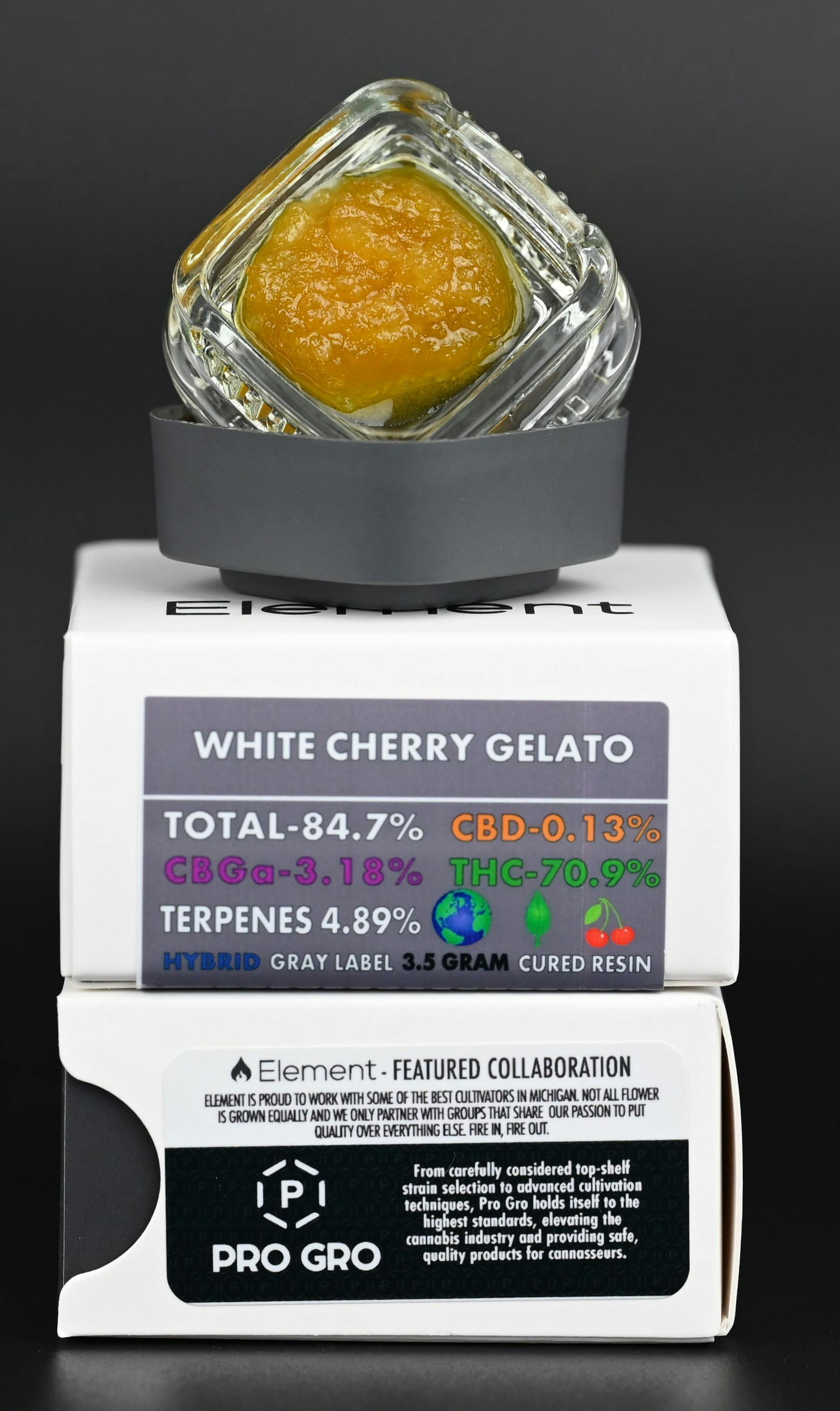 Element Cured Resin 3.5G - White Cherry Gelato - image 1