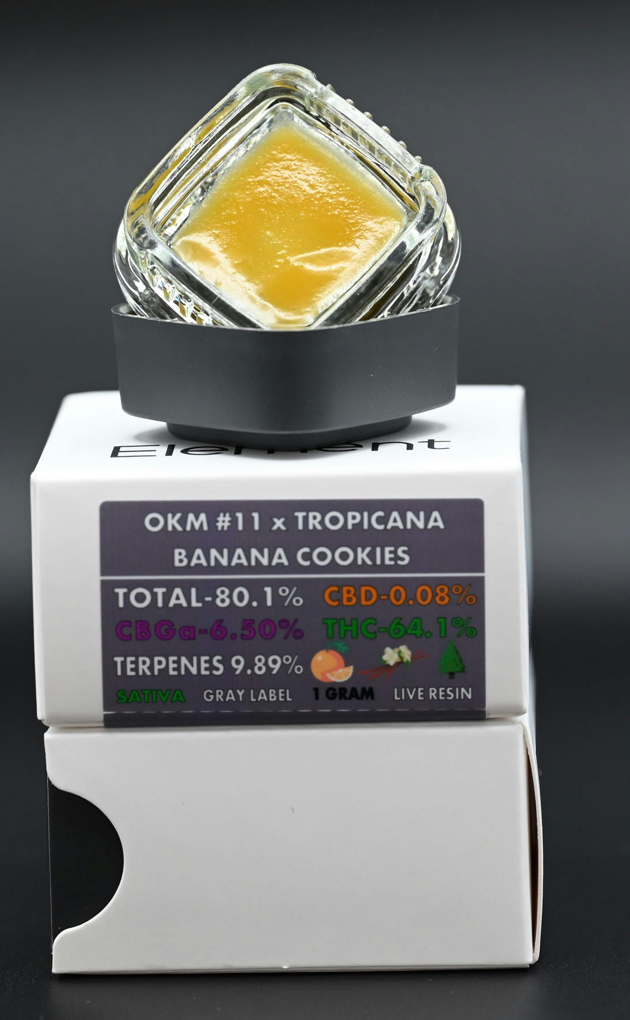 Element Live Resin 1G - Orange Kush Mints #11 x Tropicana Banana Cookies - image 1